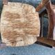 Set of 6 straw bistro chairs