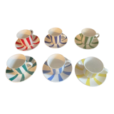 Set of 6 Wawel mugs