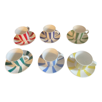 Lot de 6 tasses Wawel