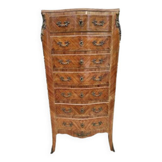 Louis XV Regency style weekly chest of drawers