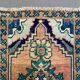 Small vintage turkish rug 90x48 cm, short runner, tribal, shabby, mini carpet