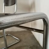 Pair of cantilever chairs from the 80s bauhaus style