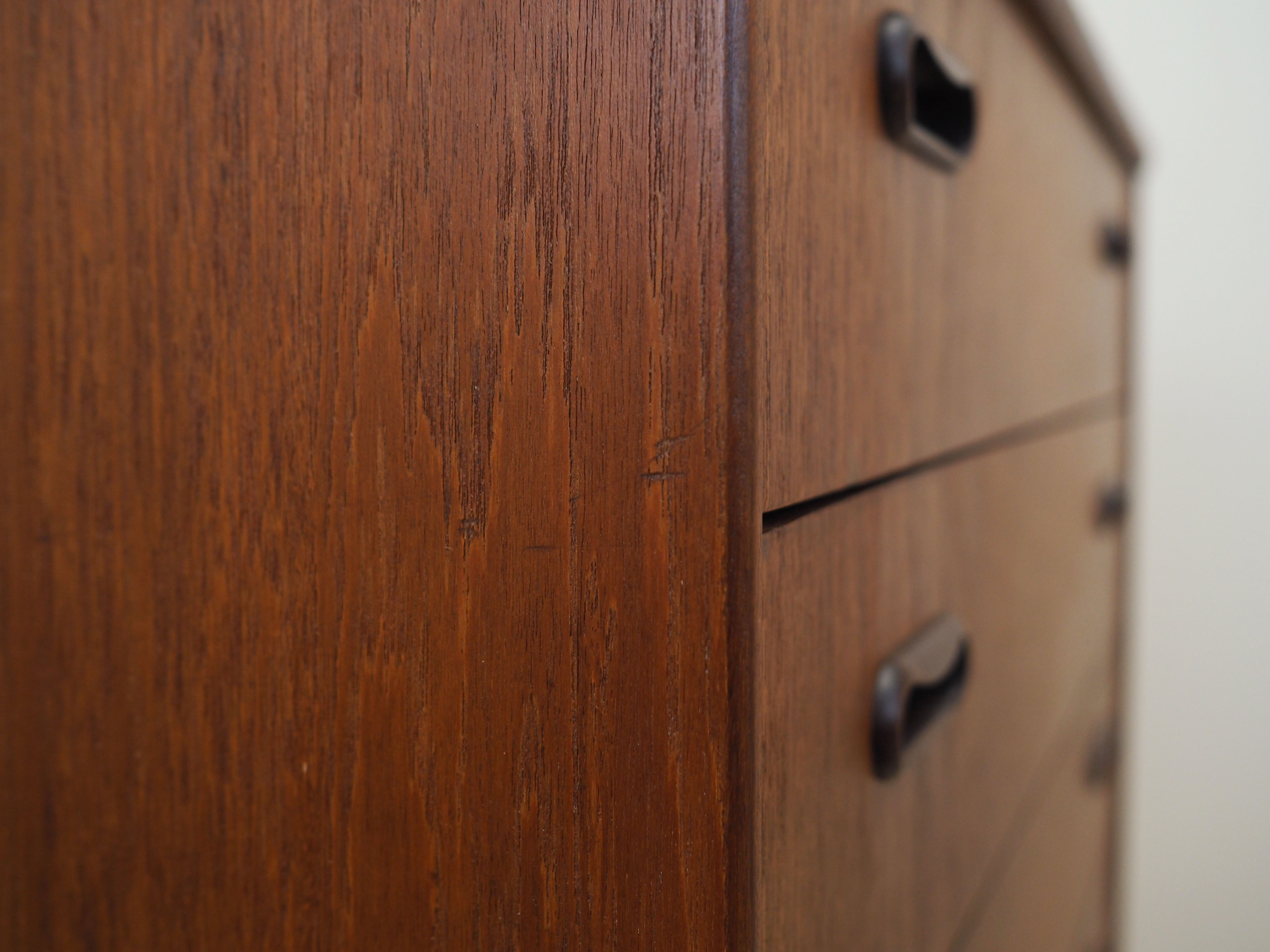 Teak chest of drawers, danish design, 60s, made in denmark