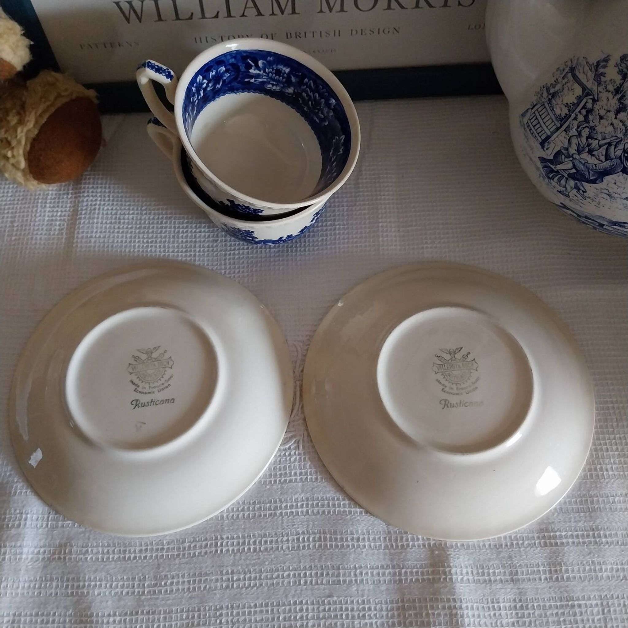 Tasses et sous tasses Villeroy&Boch modèle Rusticana