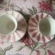Set of 2 vintage Digoin coffee cups