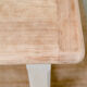 Solid wood farmhouse table