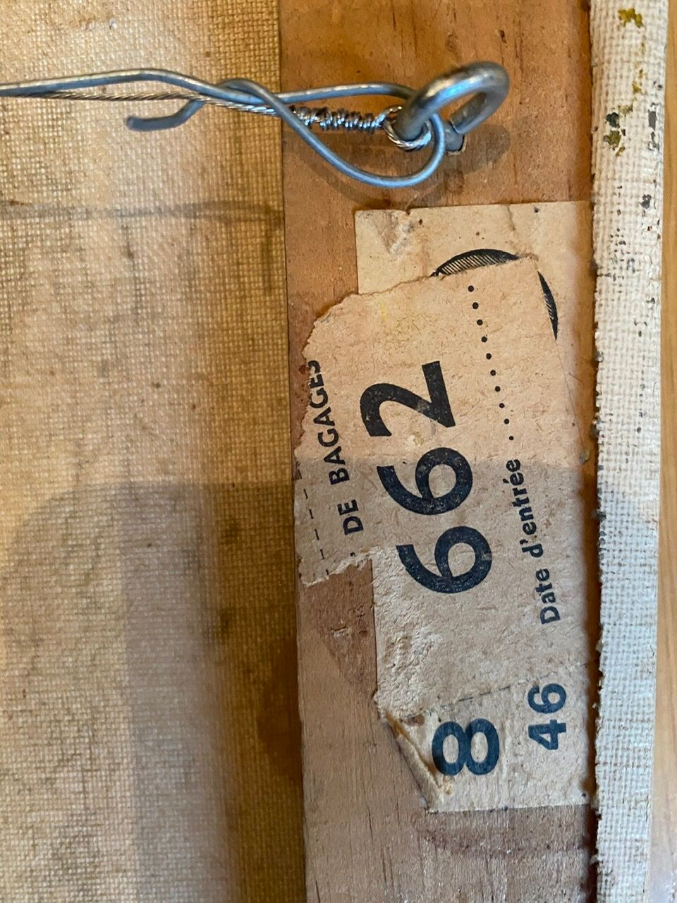 Old painting, landscape, signed, early XX century