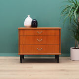 Commode en teck, design danois, années 60, fabriqué au danemark