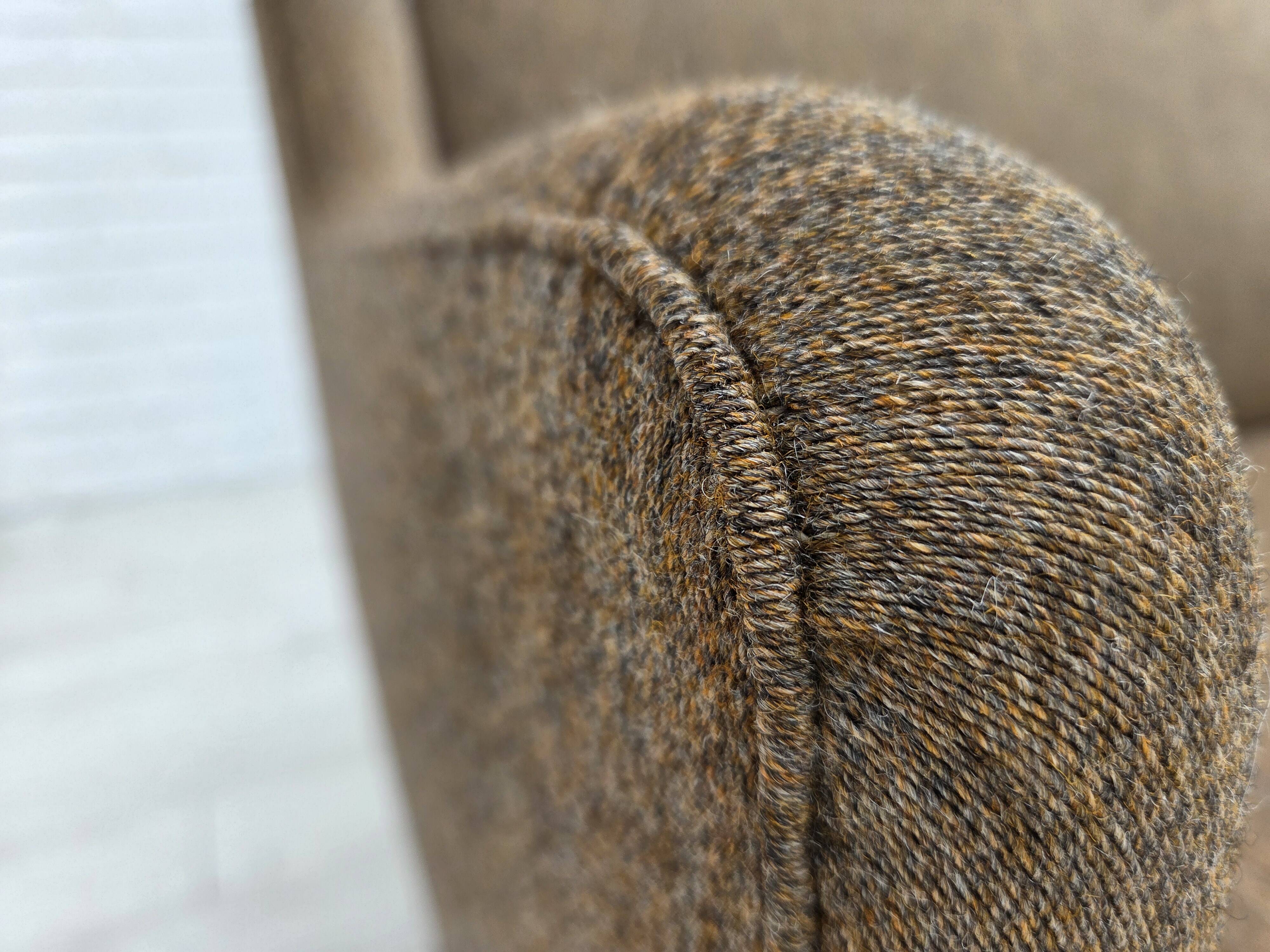 1960s, Danish 3-seater sofa, furniture wool, teak wood.