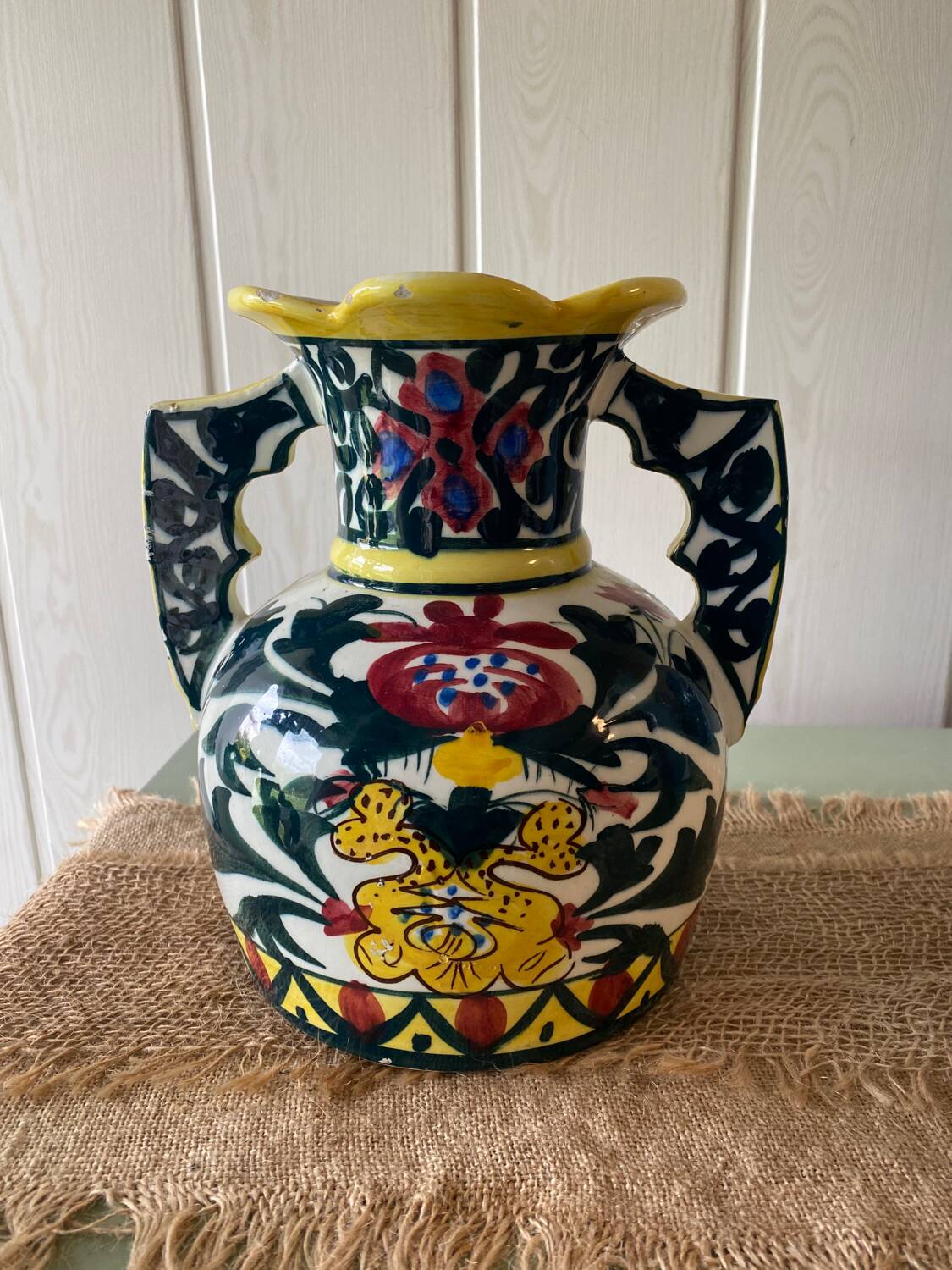 Art Deco Handled Vase