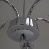 Chrome chandelier Jilove u Decina,1970