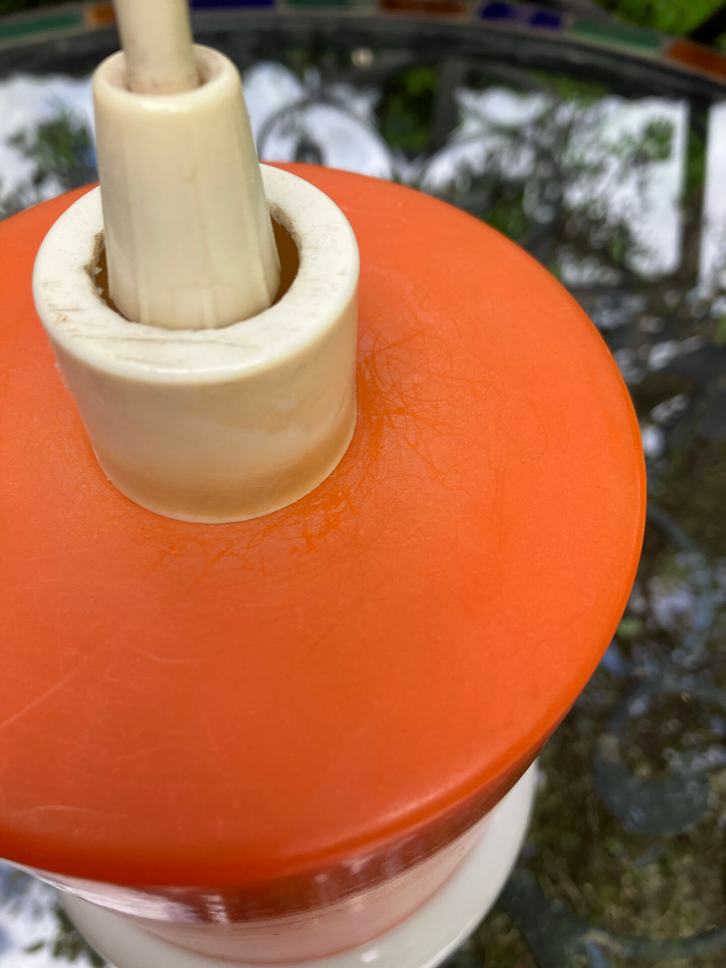 Orange suspension 1970s
