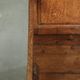 Antique English oak hall bench from the early 19th century with storage space