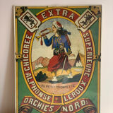 Affiche lithographiée « Chicorée Leroux »