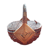 Children's wicker basket, 2 lids
