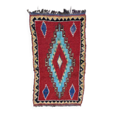 Tapis Berbère Boucherouite coloré - 145 x 267 cm