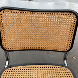 Cesca design chair b32 model in black and chrome