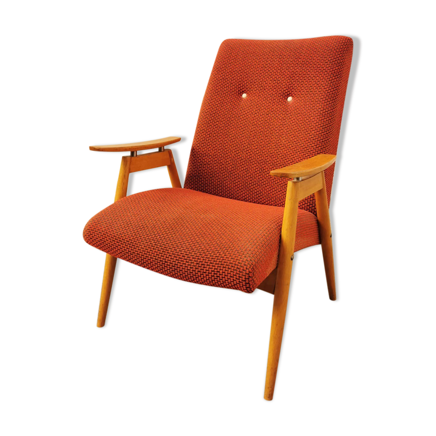 Vintage red armchair