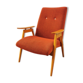 Fauteuil vintage rouge