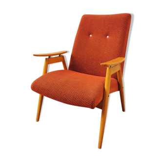 Vintage red armchair