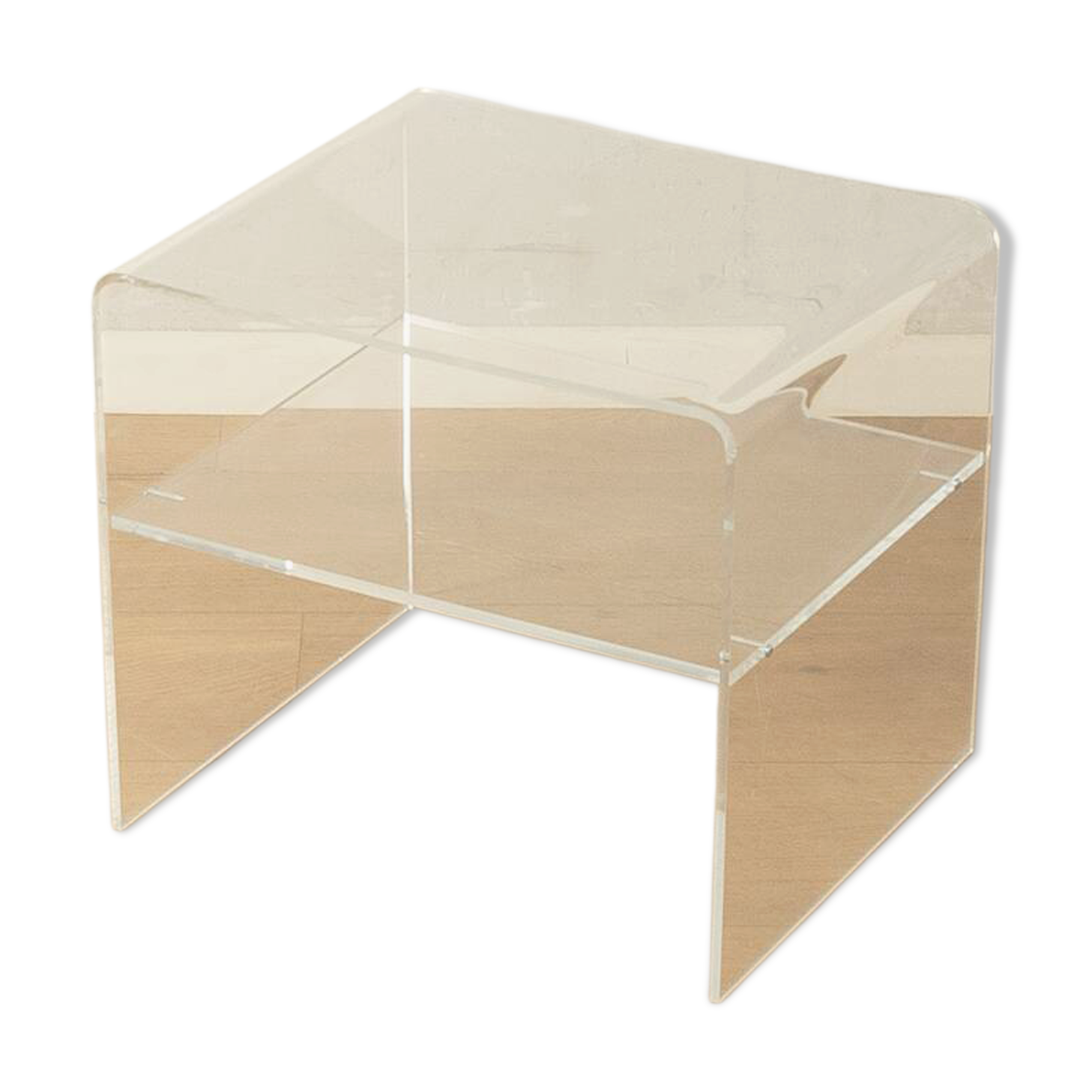 1960s Acrylic Side Table