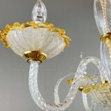 Murano glass chandelier with three lights, 20th century