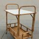 Vintage bamboo and rattan bar service
