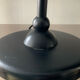 Vintage lamp from the 80s in black metal and glass paste