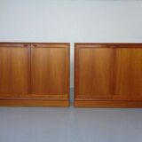 Large teak chest by H. W. Klein for Bramin, 1960s