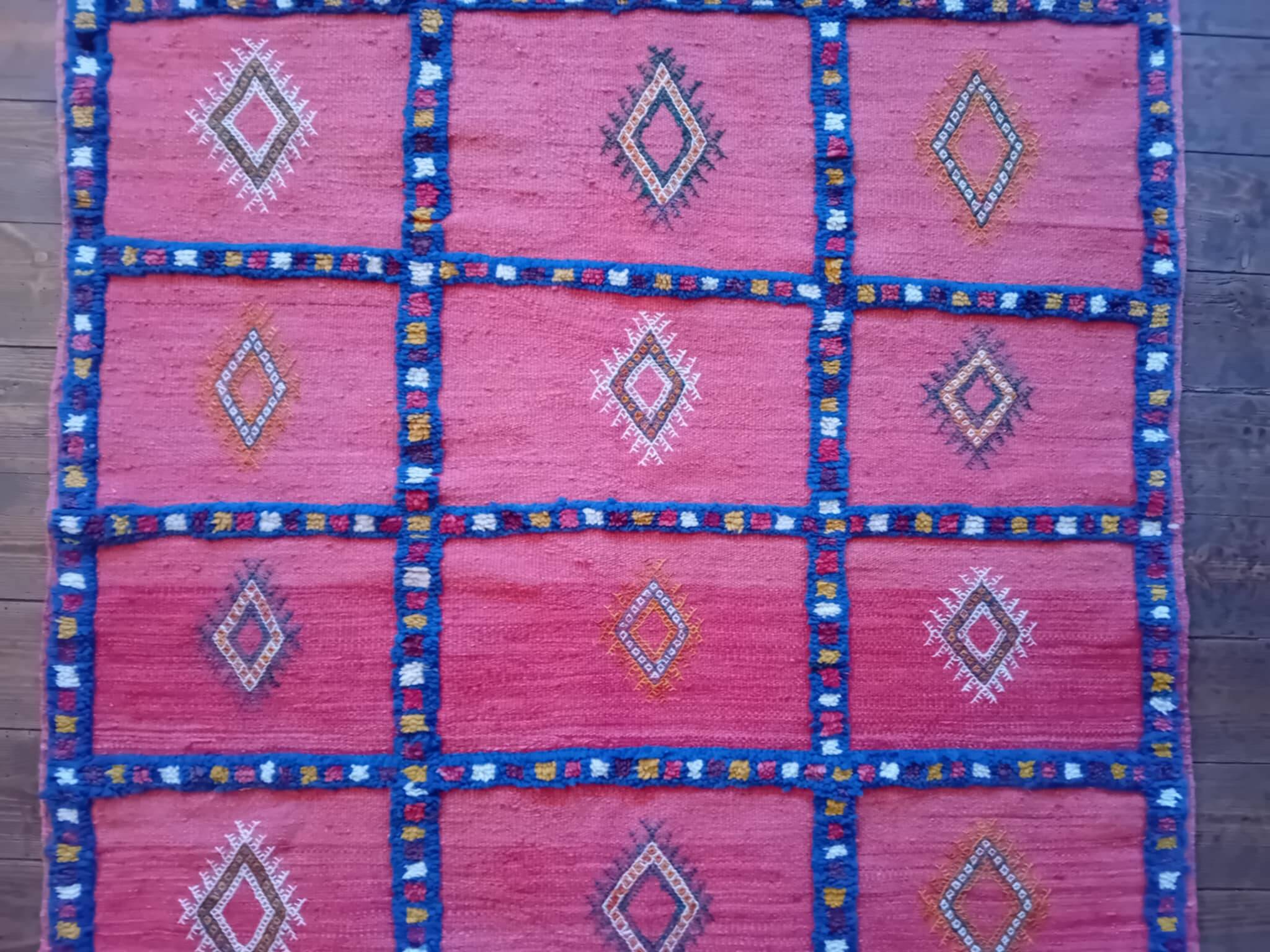 Handmade Kilim Taznakht Rug 202x104cm