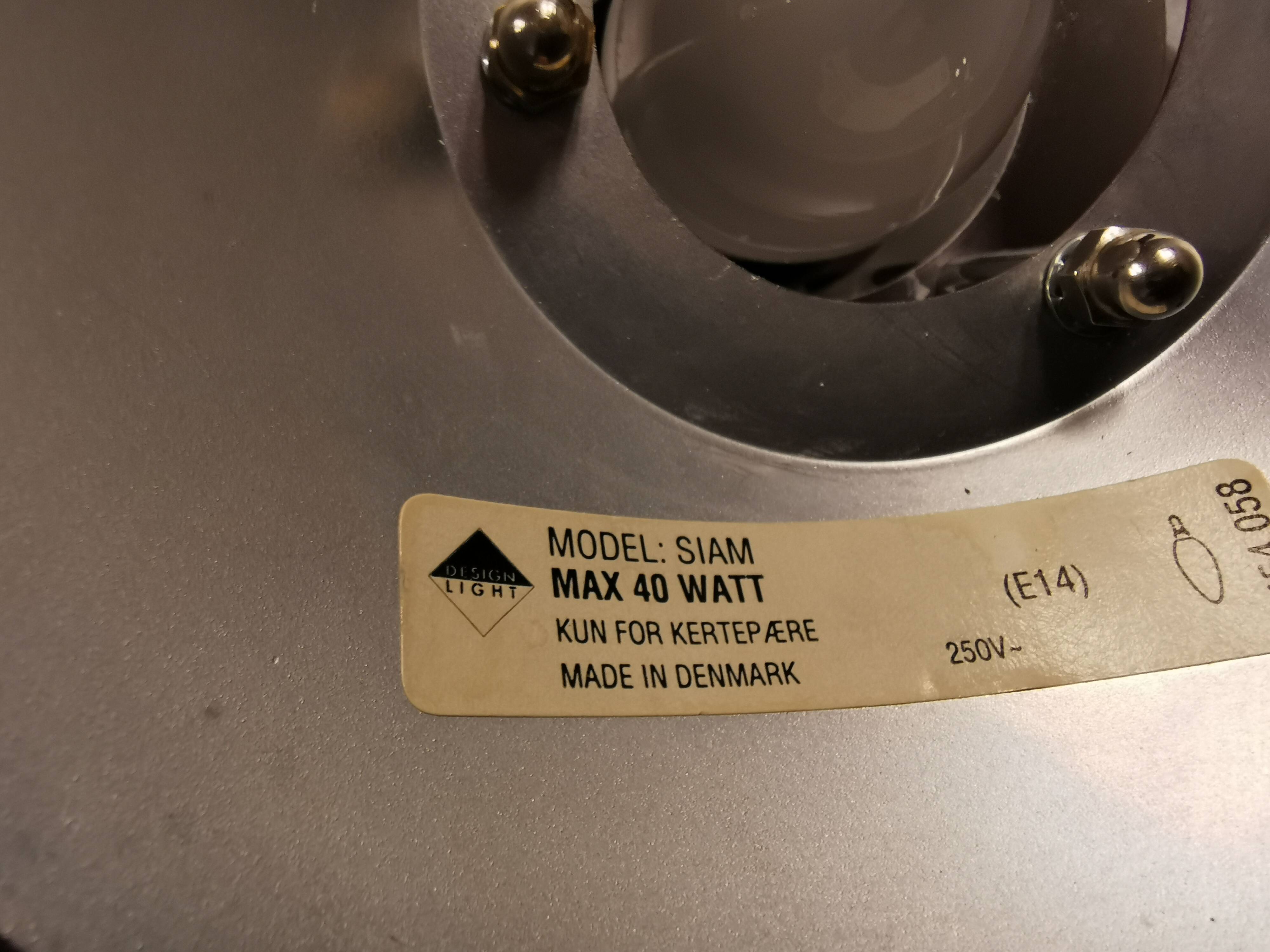 Tip-Top hanging lamp from Danish Design-Light, model Siam