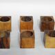 Wooden egg display