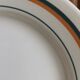 4 flat plates in earthenware, St Amand, Newton service