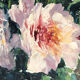 Tableau ancien "les pivoines" signé h.dow