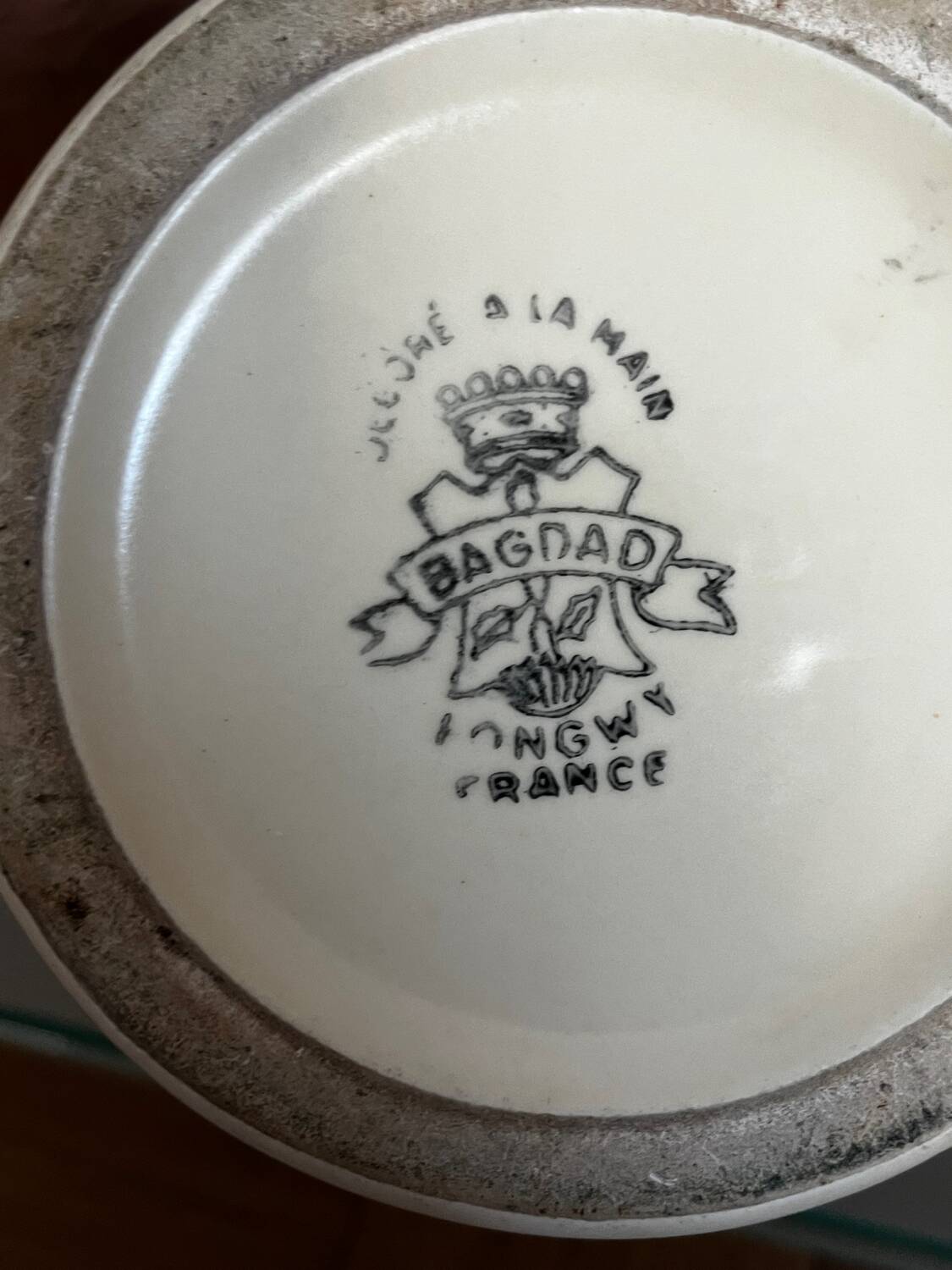 Vase faïence Longwy série Bagdad