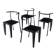 Postmodern Dr. Glob Dining Chairs by Philippe Starck for Kartell, Italy, 1980s, Set of 4