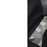 Black leather swivel armchair by Ire Möbel AB, 1960