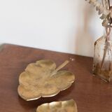 Empty old brass leaf bags