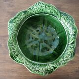 Souptureen and dish in cabbage slip