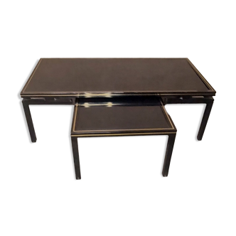 Pierre Vandel Paris nesting coffee table circa 1970