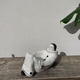 White Pierrot ashtray / soap dish / pocket tray