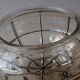 Vintage wall/ceiling light in amber glass / RZB Germany