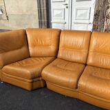 Beka 1970 leather modular sofa