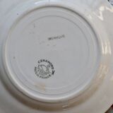 6 vintage ironstone dinner plates from Céranord Saint-Amand - Monique