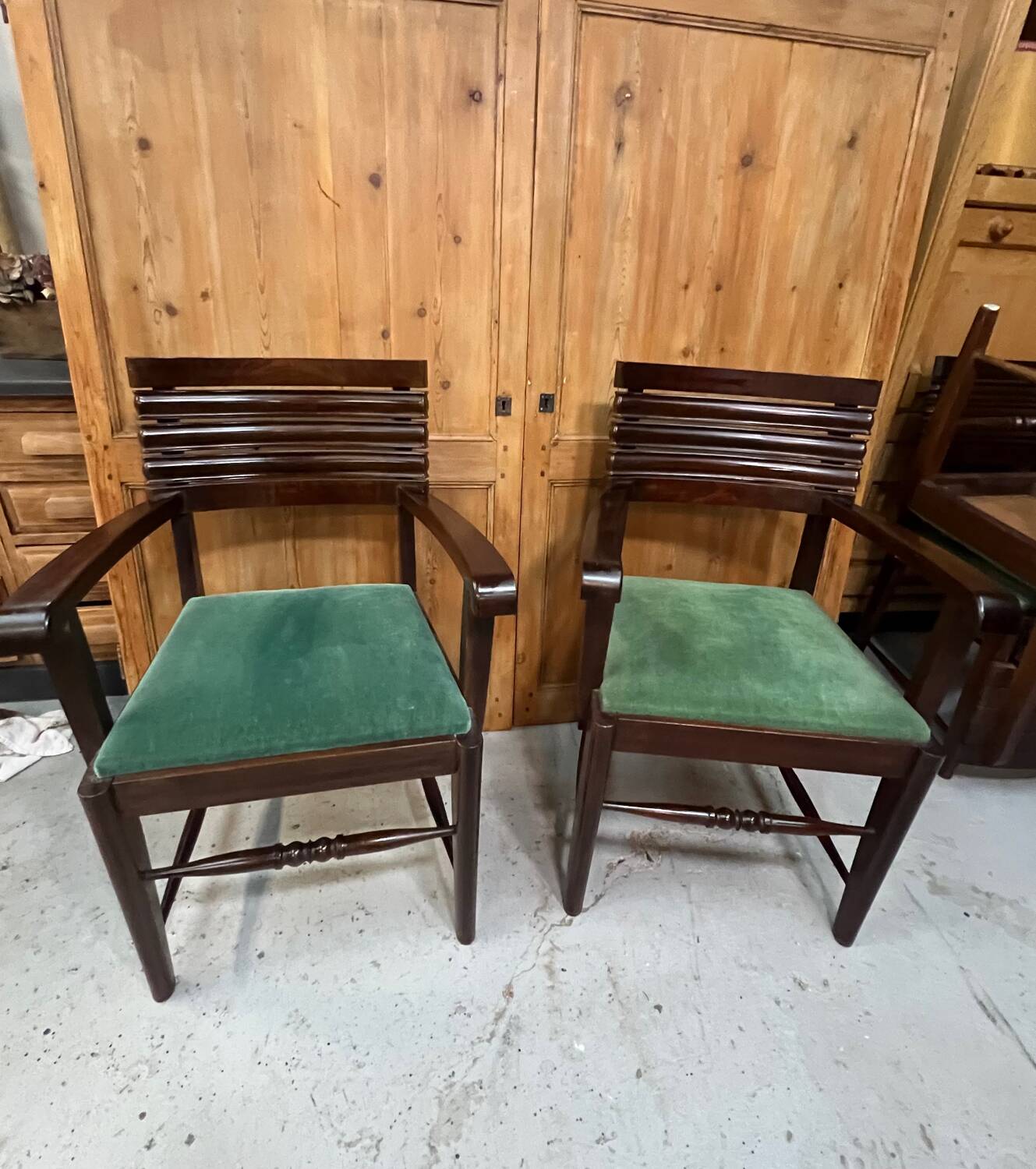 Pair of Gaston Poisson armchairs
