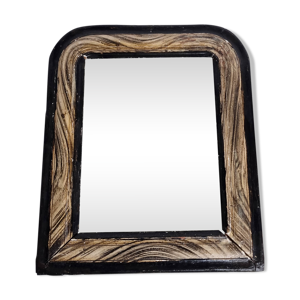 Miroir ancien Louis-Philippe, - bois