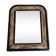 Antique Louis-Philippe mirror, painted wood imitation wood, 27 x 34 cm, 19th century