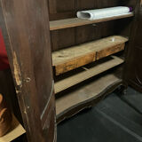 Louis XV cupboard, shapely door