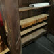 Louis XV cupboard, shapely door