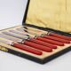Art Deco Silver Plated Cased Butter or Breakfast Knifes